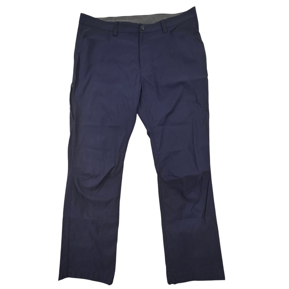 Eddie Bauer Mens Performance Tech Pants Navy Blue 36x30 Stretch Hiking